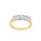 Pre Owned 18ct 5 Stone Diamond Ring ZB350